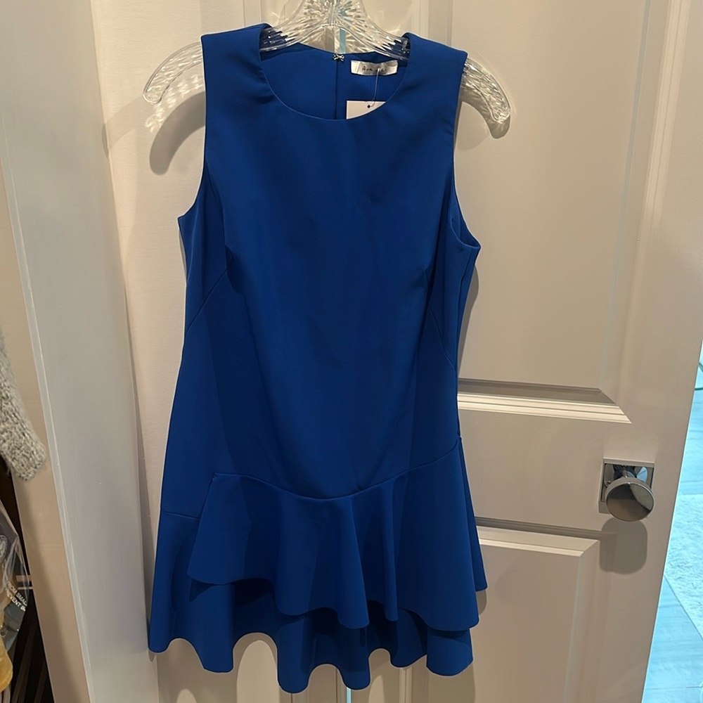 Flare waist Royal blue dress. New with tags.